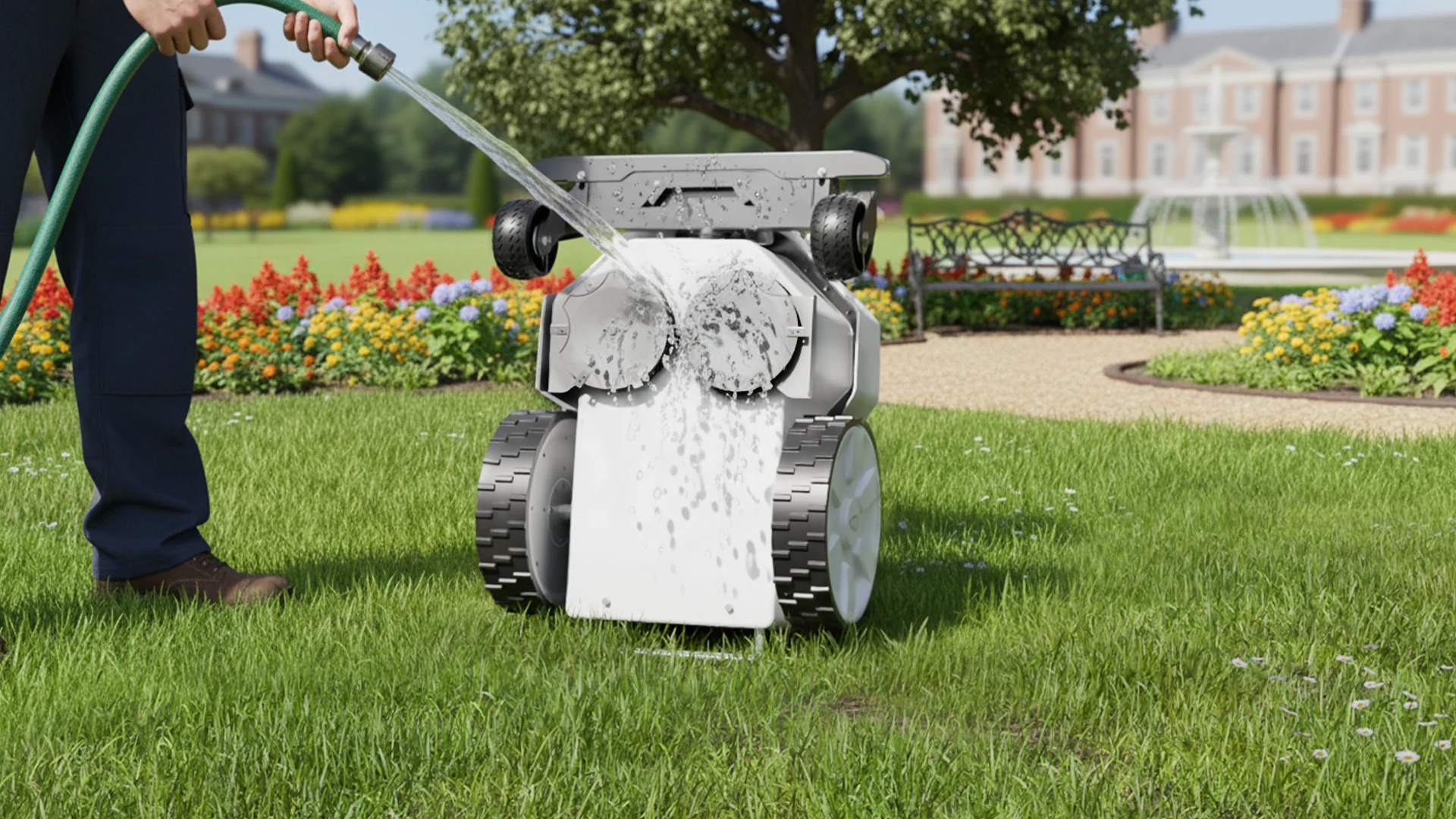 Robotická kosačka FJD FRX do 96 000m2